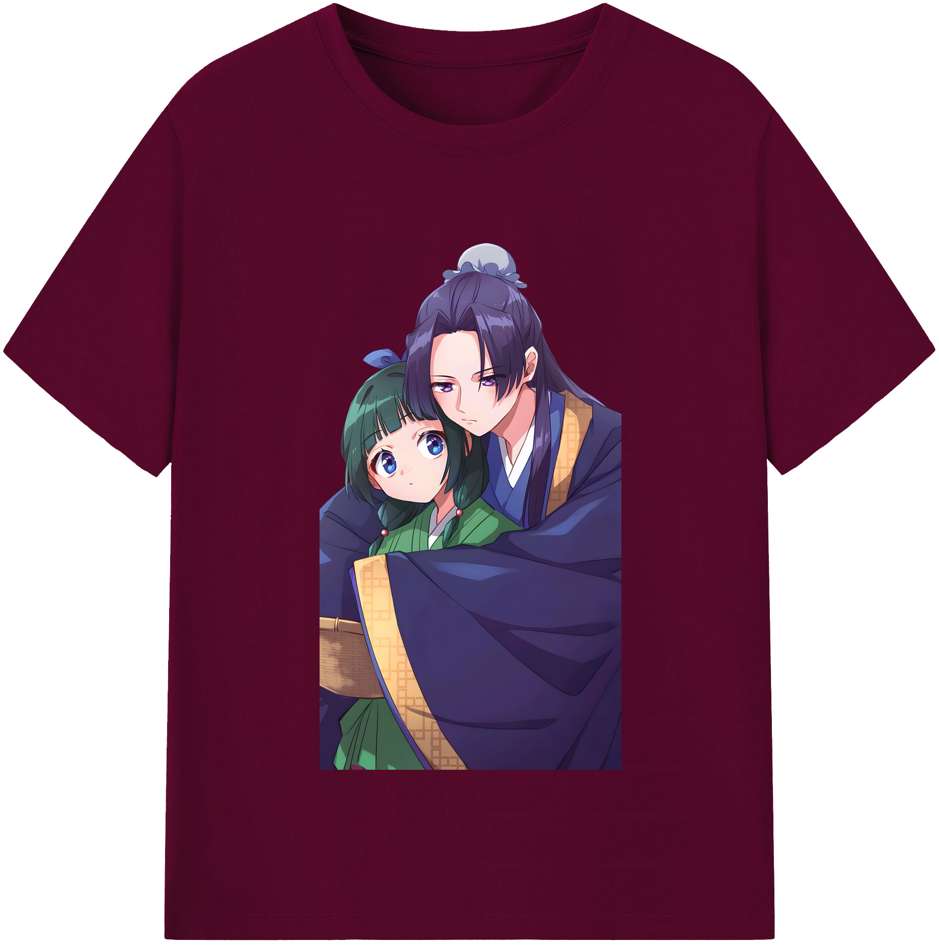 （画像用） 薬屋のひとりごと The Apothecary Diaries レディースカジュアルプリントTシャツ（綿100％）